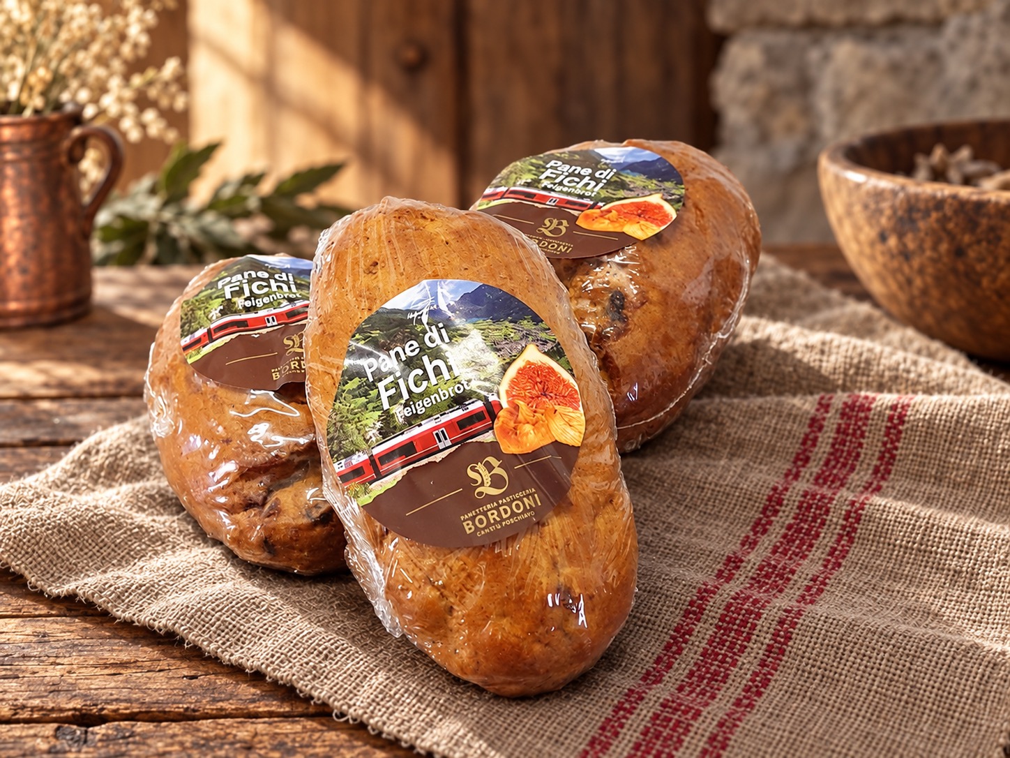 Pane di Fichi della Val Poschiavo, specialità artigianale svizzera
