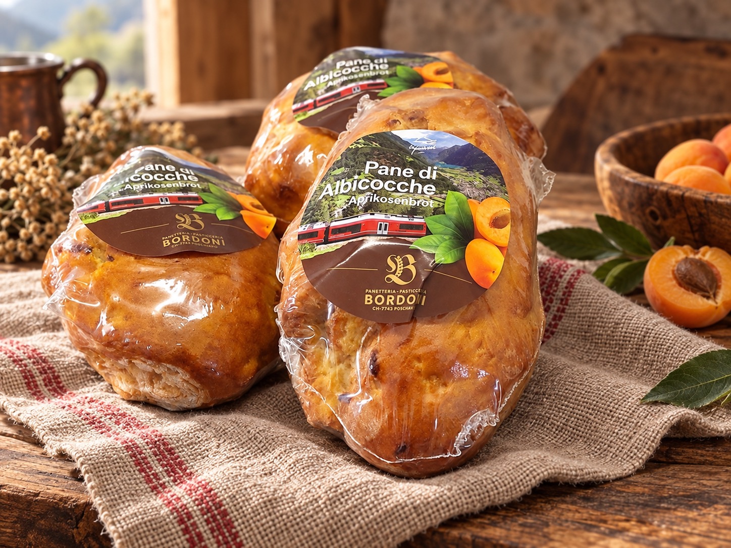 Pane di Albicocche della Val Poschiavo, specialità artigianale svizzera