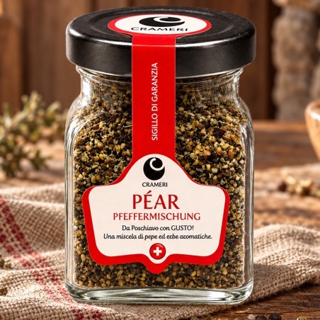 Péar, die exklusive Gewürzmischung aus dem Puschlav von Crameri Food
