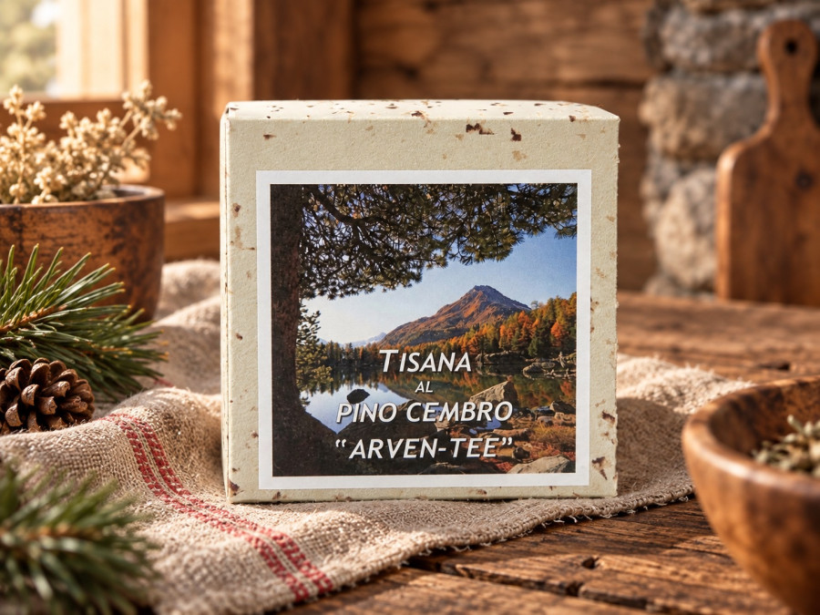 Infuso di Pino Cembro Rampa, specialità alpina della Val Poschiavo