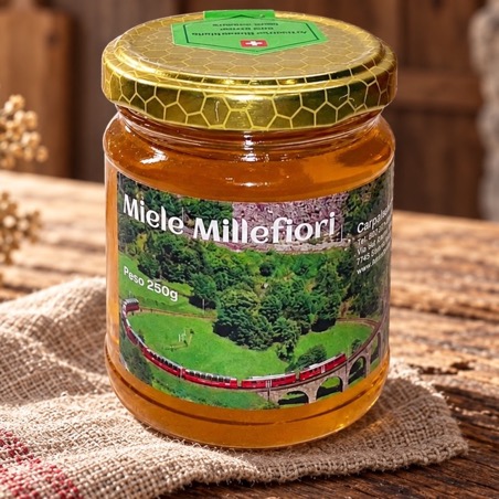 Miele Millefiori della Val Poschiavo, miele artigianale svizzero