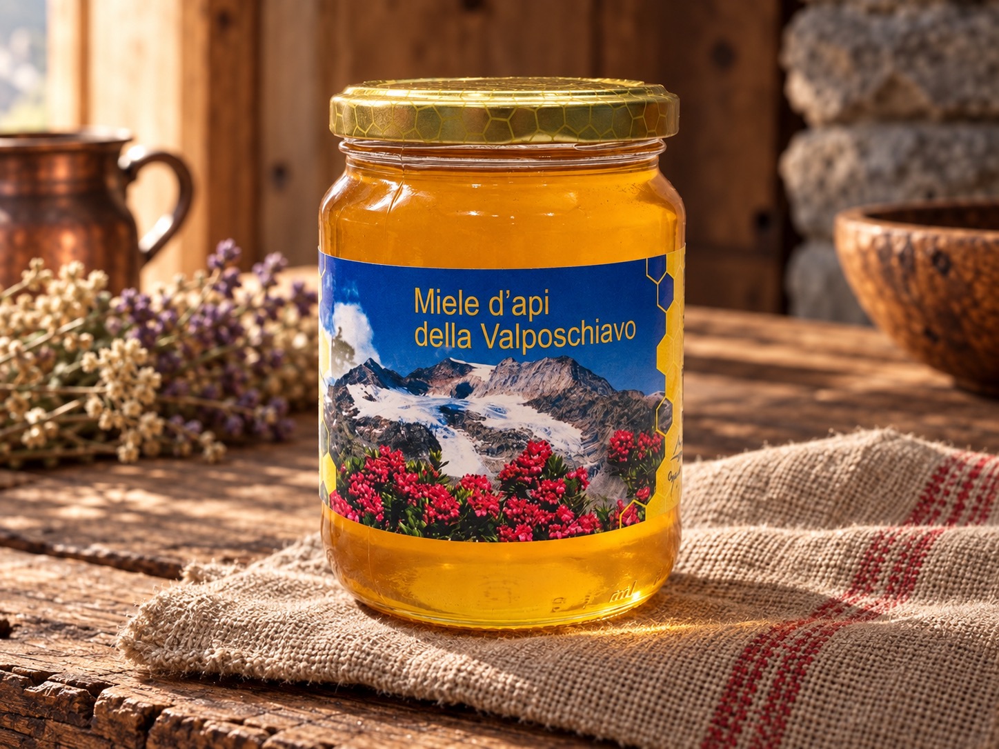 Miele di Rododendro della Val Poschiavo, specialità alpina svizzera