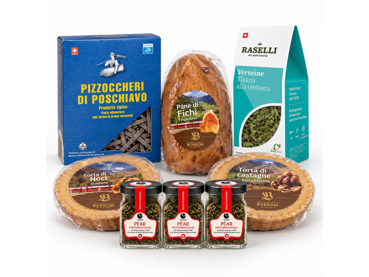 Selezione Péar con specialità della Valposchiavo