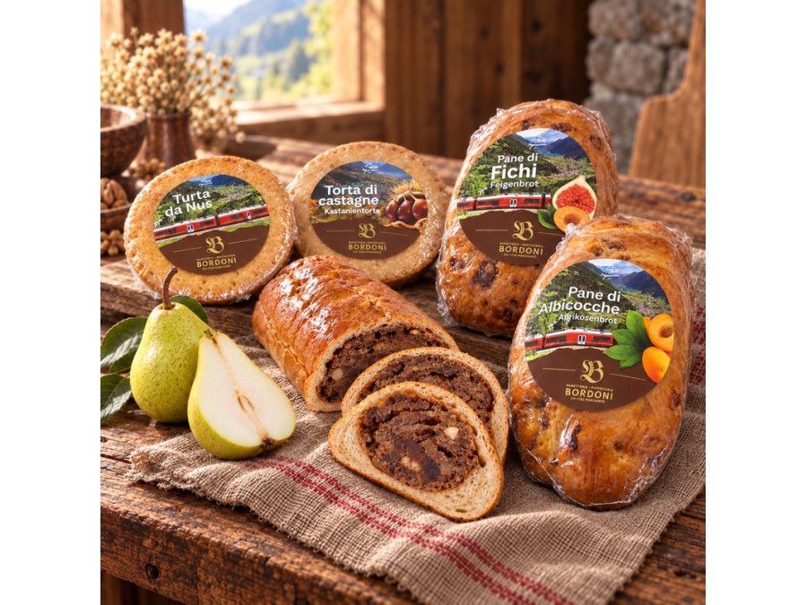 Süsse Degustation Valposchiavo mit fünf Gebäckspezialitäten