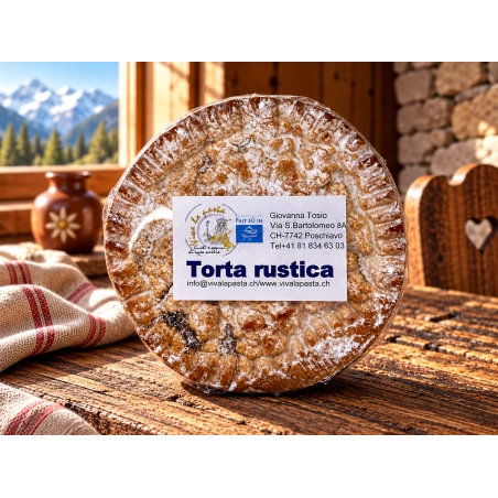 Rustikale Torte 215 g, verpackt – Giovanna Tosio / Viva la Pasta
