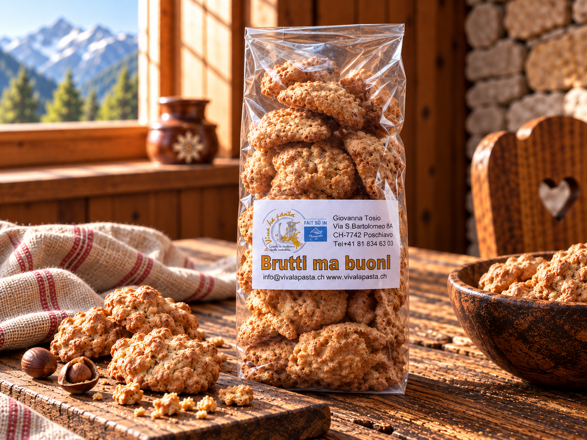Brutti ma buoni aus dem Puschlav 150 g – Giovanna Tosio / Viva la Pasta