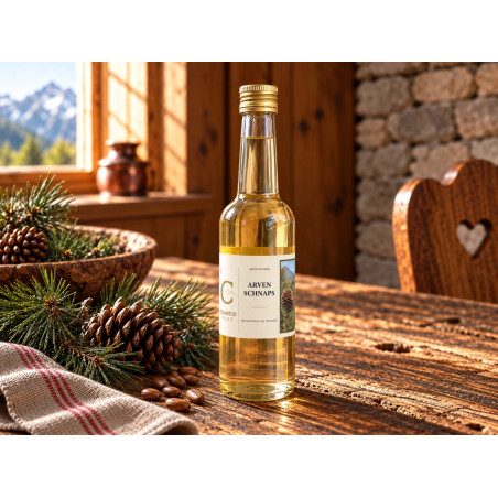 Grappa mit Arventrieben aus dem Puschlav – Crameri Food, 250 ml.