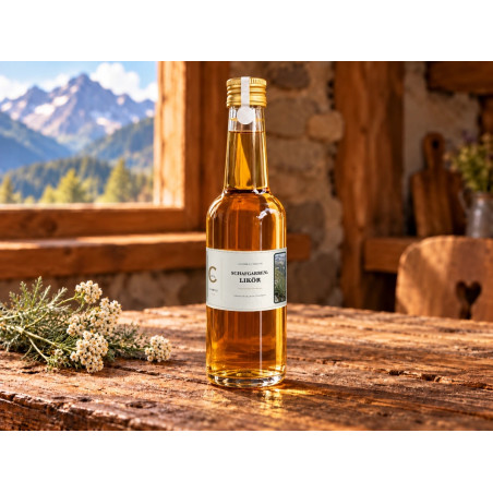 Schafgarben-Likör – Erba IVA aus dem Puschlav – Crameri Food, 250 ml.