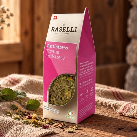 Raselli Bio Anti-Stress Tee aus dem Puschlav
`